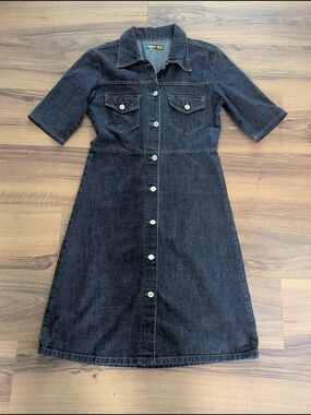Vintage Kitsch Denim Dress 90s/ Y2k